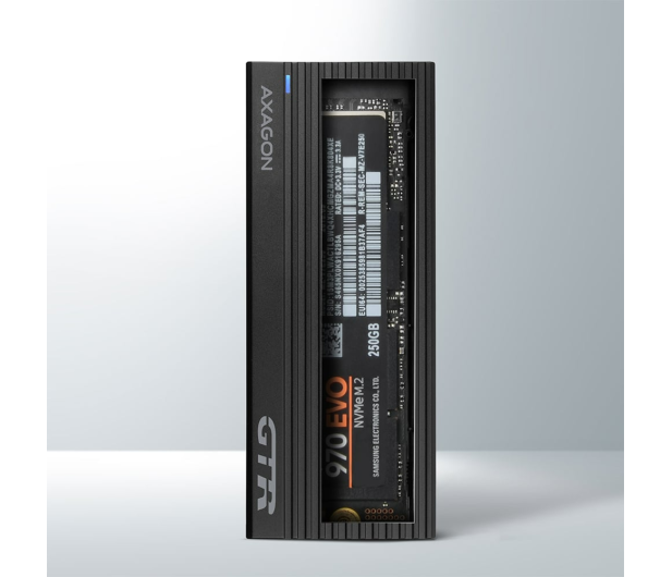 AXAGON EEM2-GTR Obudowa zewnętrzna aluminiowa, USB-C 3.2 GEN 2 M.2 NVMe SSD - 1485446 - zdjęcie 7